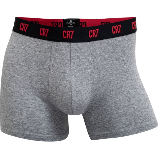 CR7: Boxers Cotton 3-PACK Red-Grey-Black 