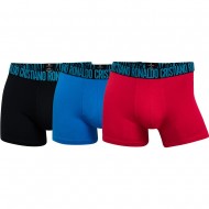 CR7: Boxers Cotton 3-PACK Red-Black-Blue