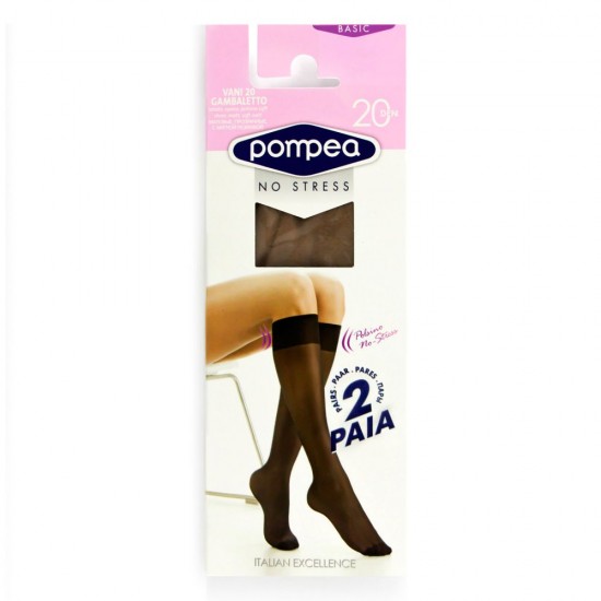 Pompea: κάλτσα τρουακάρ 20DEN  2ζεύγη